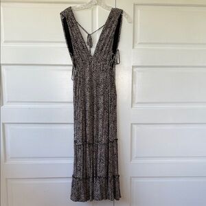 Mahina Patterned Maxi Dress Small
